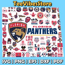 73 Files Florida Panthers Team Bundles Svg, Florida Panthers Svg, NHL Svg, NHL Svg, Instant Download