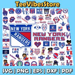 76 Files New York Rangers Team Bundles Svg, New York Rangers Svg, NHL Svg, NHL Svg, Instant Download