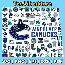 77 Files Vancouver Canucks Team Bundles Svg, Vancouver Canucks Svg, NHL Svg, NHL Svg, Instant Download