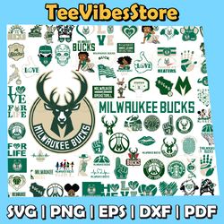 80 Files Milwaukee Bucks Team Bundles Svg, Milwaukee Bucks svg, NBA Teams Svg, NBA Svg, Instant Download