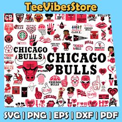 85 Files Chicago Bulls Team Bundles Svg, Chicago Bulls svg, NBA Teams Svg, NBA Svg, Instant Download