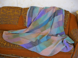 Wool blanket, colored plaid, Big woolen plaid, woolen blanket, woolen plaid, large plaid