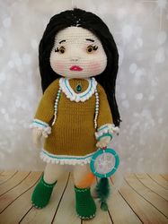 Doll in clothes, An elegant doll, doll as a gift, doll, knitted doll, interior doll, game doll, doll in clothes