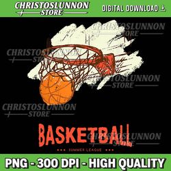 Basketball USA Summer League Png, Basketball Ball Sublimation Png, Summer League Png