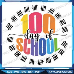 100 Days Of School SVG, Rainbow Color Svg, 100 Days of School Svg, Back to School Svg, Teacher Svg, Instant Download