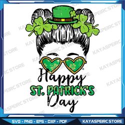 Happy St Patricks Day Bun Saint Paddys Girls Kids Youth Teen Png, sublimation design download,St. Patrick's Day png
