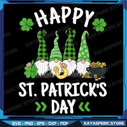 Happy St Patricks Day Gnomes Lucky Gnome Shamrock Png, Lucky Gnomes Png, St. Patrick's Day Gnomies Png, Digital Download