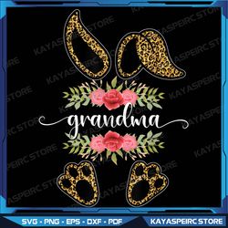 Grandma Bunny Png, Sublimation Design, Easter Day Png, Easter Sublimation Png,Easter Cross Png, Leopard Bunny Png