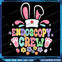 Groovy Endoscopy Crew Endoscopy Nurse Bunny Ear Easter Png, Easter Png, Cute Easter Png, Nurse Bunny Png, Doctor Png