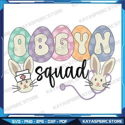 Retro OBGYN Easter Eggs Bunny Gynecologist Obstetrician Png, Medical png, Therapy png, sublimate designs download