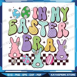 In My Easter Era Retro Groovy Easter Day Bunny Png, Easter Rabbit , Funny Easter png, Easter png, Bunny png