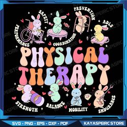Physical Therapy Png, PT Physical Therapist Easter Day Nurse Png, Physical Sublimation, Therapy PNG Sublimation