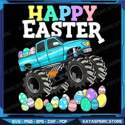 Happy Easter Monster Truck Png, Easter Eggs Png, Easter Egg Png, Easter Png, Happy Easter Png, kids Easter png