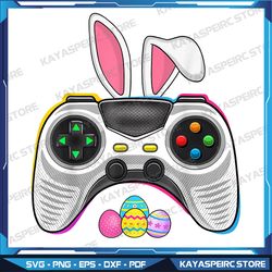 Video Game Bunny Eggs Costume Easter Day Png, Gamer Png, Easter Bunny Gaming Png, Happy Easter Png, Easter Bunny Png
