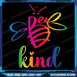 Bee Kind Svg,Tie Dye Be Kind Kindness Cute Svg, Autism Puzzle Svg, Designs Download, Autism Svg, Bee Kind, Bee Design