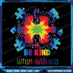 Be Kind Puzzle Pieces Tie Dye Autism Awareness Svg, Autism Awareness Svg, western mama Svg, Autism Life Svg, puzzle Svg
