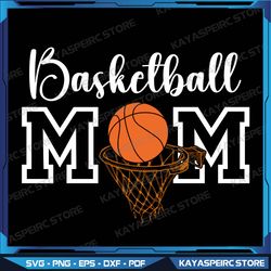 Basketball Mom Supportive Player Mama Mothers Day Svg, Mama Mothers Day Svg, Basketball School Glitter Svg