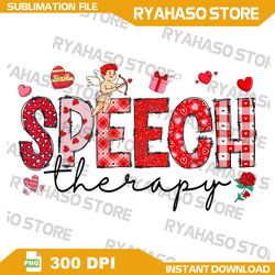 Cupid Heart With Arrow Valentines Day Png, Speech Therapy SLP Png, Valentines Day Clipart Png, Slp Valentines Day PNG