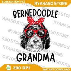 Bernedoodle Grandma Bernedoodle Dog Nana Mother's Day Png, Doodle Mom, Sublimation Png, Dog Mom, Dog Mom Shirt, Doodle