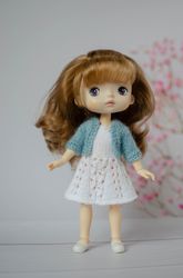 Knitted dress and jacket for Xiaomi Monst doll