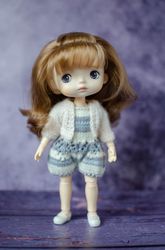 Knitted jumpsuit and jacket for Xiaomi Monst doll