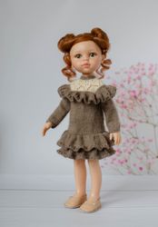 Knitted dress for Paola Reina doll