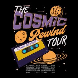 The Cosmic Rewind Tour Cassette SVG Guardians of The Galaxy SVG