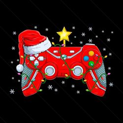 Retro Christmas Game Controller PNG