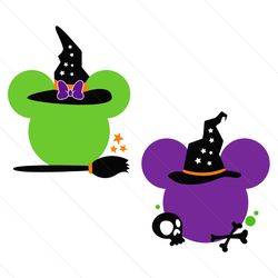 Wizard Disney Mouse Halloween SVG, Trick Or Treat SVG