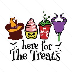 Disney Snack Halloween Here For The Treats Life SVG
