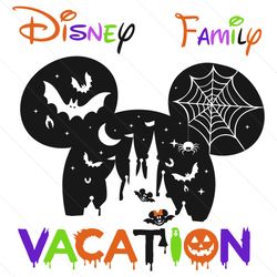 Disney Family Halloween Vacation Vintage Life SVG