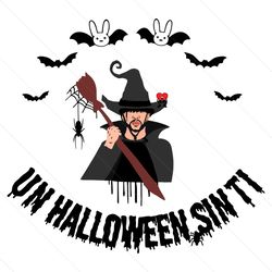 Un Verano Sin Ti Bad Bunny Witch SVG, Halloween Bat SVG