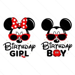 Happy Birthday Disney Mouse SVG, Disneyland SVG