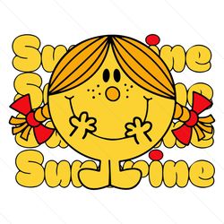 Little Miss Sunshine Life Logo SVG, Roger Hargreaves SVG
