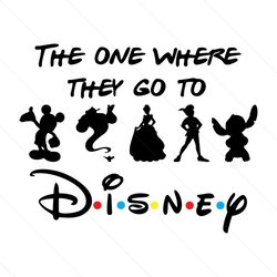 The One Where They Go To PNG, Disney Charecters PNG