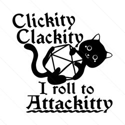 DnD Clickity Clackity SVG, Dungeon Master SVG