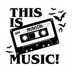 Eddie The Hero Munson Music SVG, Cassette Stranger Things SVG
