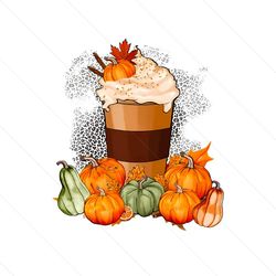 Grandama Mom Pumpkin Spice Latte Png, Fall Coffe Png