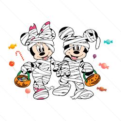 Disney Halloween Svg, Mickey And Minnie Halloween Svg