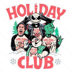 Christmas Movie Holiday Club SVG