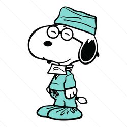Retro Peanuts Snoopy Nurse SVG