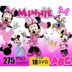 Minnie Mouse Disney Bundle PNG