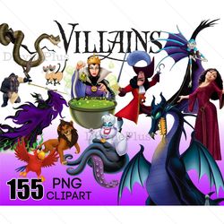 Viliains Evil Character Disney Bundle PNG