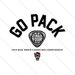 Go Pack 2024 NCAA Womens Basketball Championship SVG File Digital