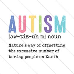 Autism Awareness Definition Neurodivergent SVG File Cut