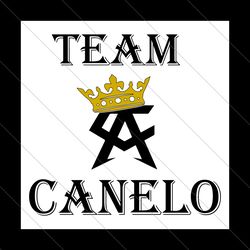 Retro Team Canelo Crown SVG File Digital