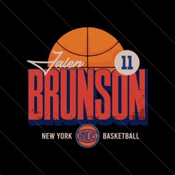 Jalen Brunson New York Knicks NBA Player SVG File Digital
