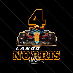Retro Lando Norris Formula One PNG File Digital