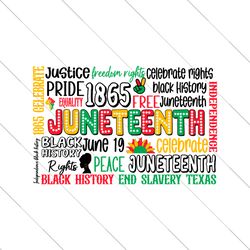 Juneteenth Celebrate Independence SVG File Digital