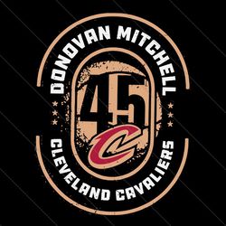 Donovan Mitchell Cleveland Cavaliers SVG File Digital